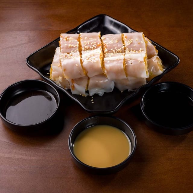 Rice Roll with Chinese Donut.
