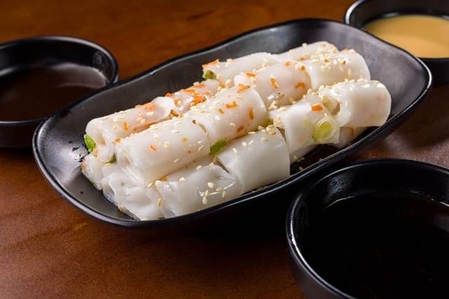 Rice Roll with Dried Shrimp.