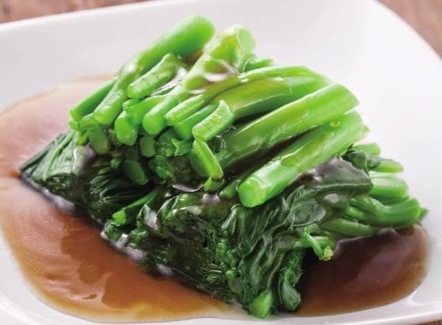 Chinese Broccoli with Oyster Sauce.