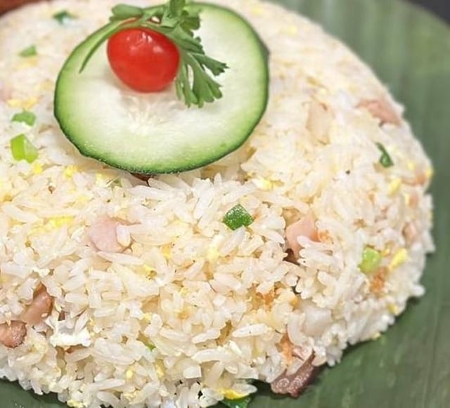 Japanese Chashu Fish Cake Fried Rice.